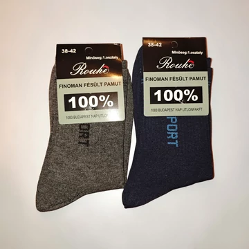 Rouhe férfi boka zokni 2 pár 38-42