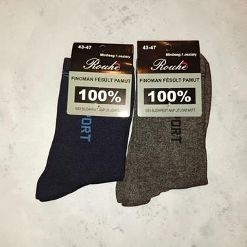 Rouhe férfi boka zokni 2 pár 43-47
