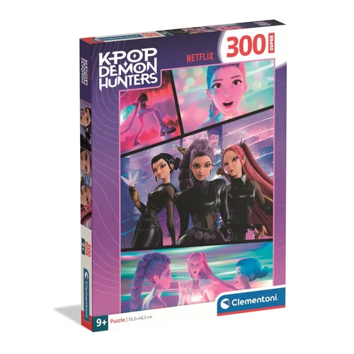 K-pop Démonvadászok Take Down 300 db-os puzzle Clementoni