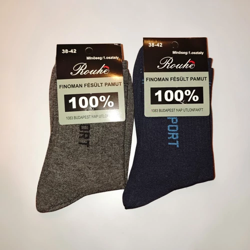 Rouhe férfi boka zokni 2 pár 38-42