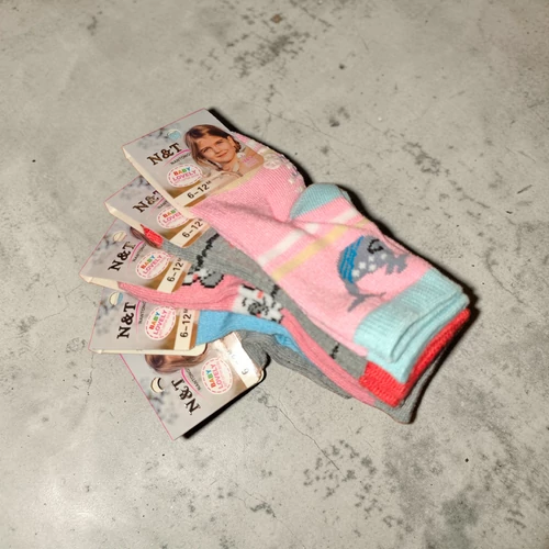 N&T gyerek tapadós zokni 6-12 hónap 5 pár