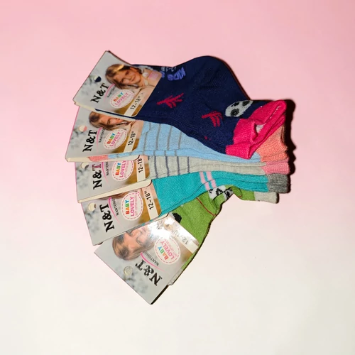 N&T gyerek tapadós zokni 12-18 hónap 5 pár