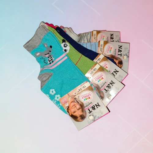 N&T gyerek tapadós zokni 18-24 hónap 5 pár